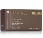 Noon Aesthetics, Brush&Go refill, do każdego rodzaju cery, odcień 1, Brush&Go