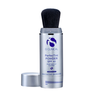 iS Clinical PerfecTint Powder SPF 40 Beige puder ochronny SPF 40 w pędzlu