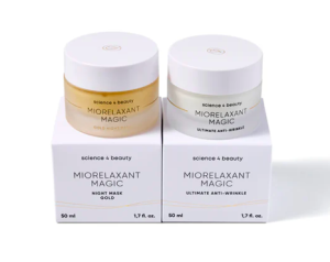 Zestaw Miorelaxant Magic Cream & Gold Mask cera młodsza