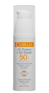 Cebelia UV Protect L-50 Repair SPF regenerujący krem z filtrem przeciwsłonecznym